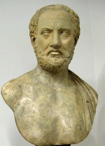 Thucydides, author of "History of the Peloponnesian War" .