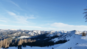 The view from atop Wolf Creek